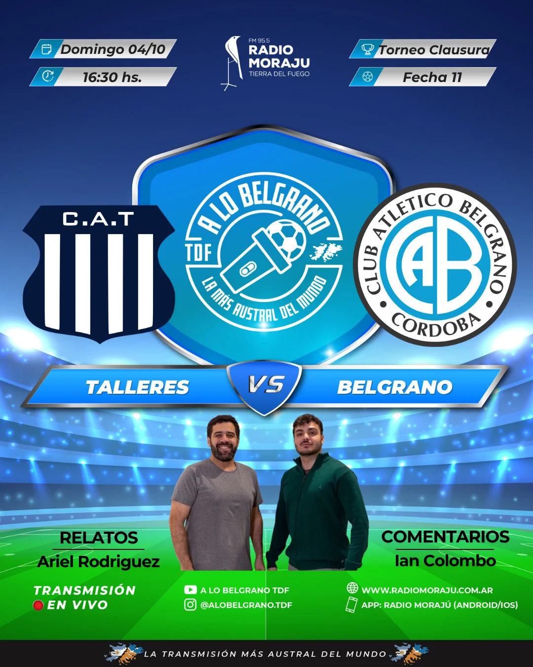 tranmision Belgrano