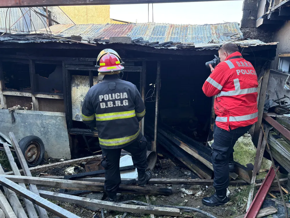 Incendio barrio Perón