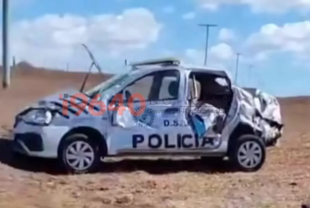 Vuelco móvil policial
