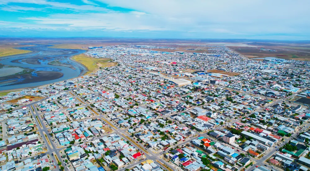 Río Grande drone ciudad