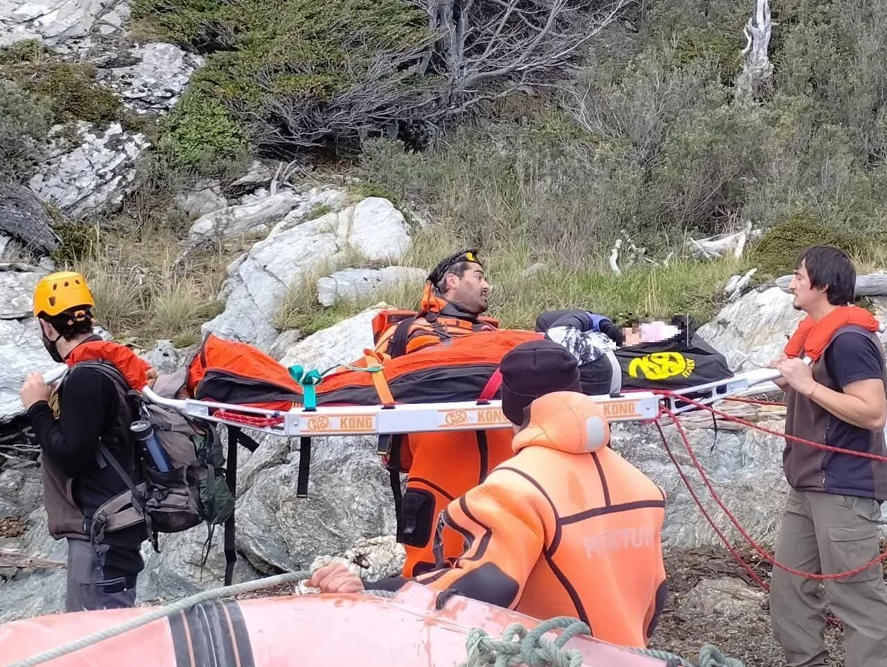 rescate prefectura Ushuaia