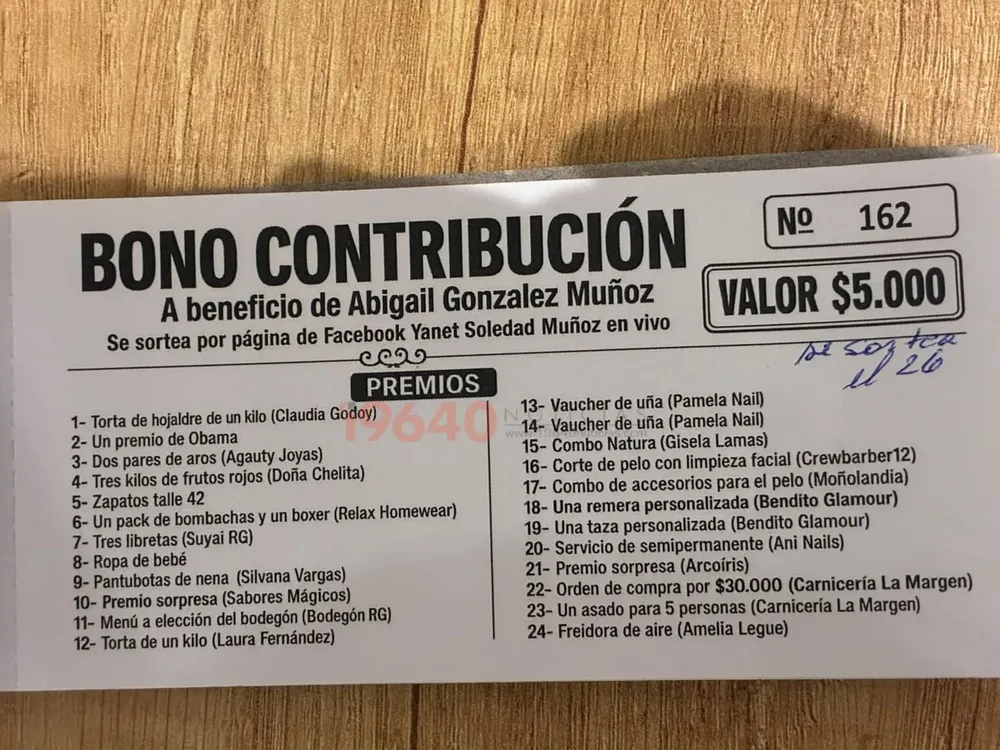 Bono Contribución Muñoz