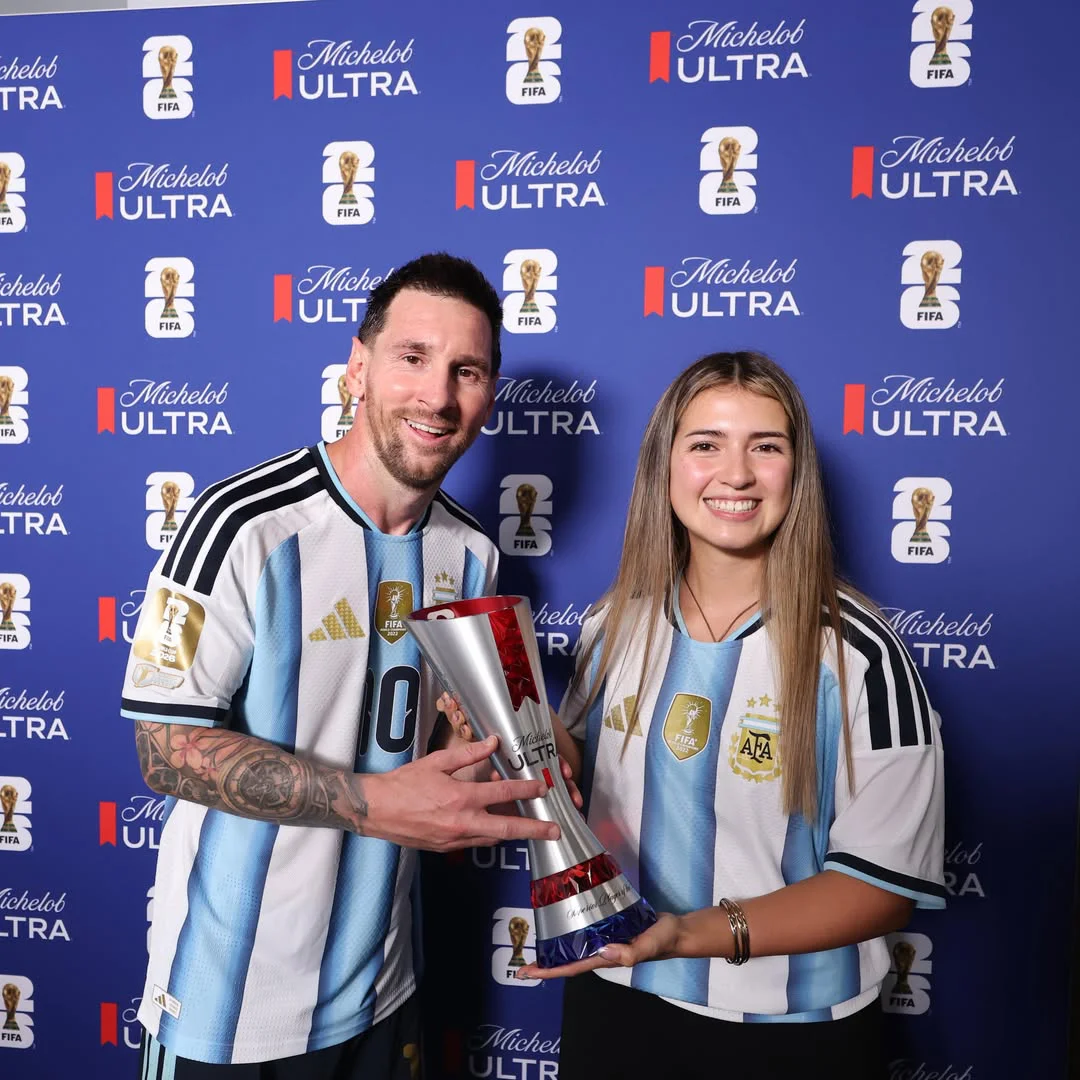 trofeo messi influencer de Ushuaia